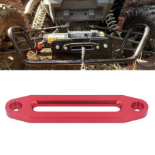 12000LB Aluminum Billet Winch Fairlead 10 Inch Guide for ATV UTV Synthetic Rope