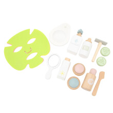 Ensemble de maquillage en bois pour enfants, kit éducatif de jeu de rôle cosmétique