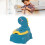 Dino Cartoon Potty Chair, Adjustable Height, Blue 1