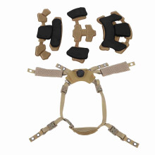 Kit Sistema di Sospensione del Visier per Casco, per Fast MICH Wendy con Spugna di Fango, Nylon e Spugna
