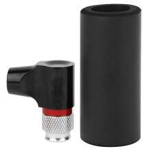 Aluminum Alloy CO2Inflator with Insulated Cover, Bicycle Cartridge Pump Mini Pump for Presta and Schrader Valves