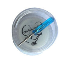 Fingertip Moistener For Paper Handling, High Elastic Sponge Round Moistening Cup With Plastic Base, Easy To Use Finger Wet Sponge For Accurate Countin