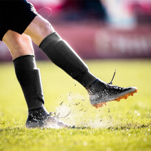 Men Women Soccer Shin Socks 1 Pair Calf Sleeves Football Gear White