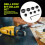 Drill Stop Bit Collar Set, 9PCS Adjustable Drill Depth Stop Collar Limit Ring with Carbon Steel Set for Drill Bits 7
