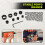 Drill Stop Bit Collar Set, 9PCS Adjustable Drill Depth Stop Collar Limit Ring with Carbon Steel Set for Drill Bits 3