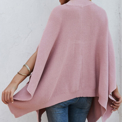Πουλόβερ Batwing Puff με μακριά μανίκια και λαιμόκοψη, ελαφρύ, ελαστικό, πουλόβερ, από 1