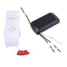 Kit Telecomando Universale per Lampada Ventilatore da Soffitto AC 110V Interruttore di Regolazione Temporizzazione Regola il Ricevitore del