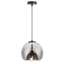 Glass Pendant Light Vintage Interior Ceiling Light Retro Pendant Lights Modern Pendant Light Round Chandelier Black