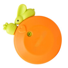 Timer da cucina meccanico carino in plastica arancione, adatto a aula, casa e laboratorio