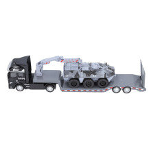 Detachable Military Flatbed Truck Toy Set – Gray, 26.5x5cm, for Boys