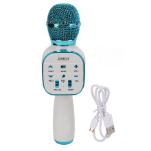 Wireless Karaoke Microphone Led Lights With Adjustable Echo, Bluetooth Connectivity Reverb Microphone For Kids And Adults, Voice Changing Effects