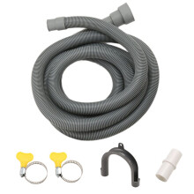 Drain Hose Extension Set Universal Washing Machine Hose 10Ft, Include Bracket Hose Connector and Hose Clamps Drain Hoses
