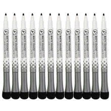 Whiteboard Markers, G-208 12-Pack with 8 Colors, Ultra-Fine Tip Erasable