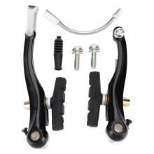 Complete V-Type Bike Brake Set Universal V Brakes Front And Rear Bike MTB Brake Aluminum Alloy Brake Handlebars Cold Heat And Oxidation Resistant Ligh