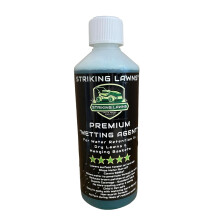 Premium Wetting Agent for Lawns by STRIKING LAWNS? - Helps Water & Fertiliser get deep into soil (500 ml)