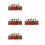 4Sets Mehrfarbiges Holz Gemüse Puzzle Intelligentes Kinderspiel 4