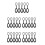 25Pcs Black Tpe Replacement Zipper Pulls for Outdoor Bags Easy Remove 3