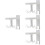 4pcs rotating wall mounted kitchen utensil holder hook organizer 8