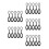 25Pcs Black Tpe Replacement Zipper Pulls for Outdoor Bags Easy Remove 7
