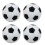20Stk Mini Tischfußballbälle Robustem Material Mehrfarbig 11