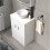 NES Home Nes Home White 600mm Bathroom Doors Vanity Unit Round Ceramic Basin 2