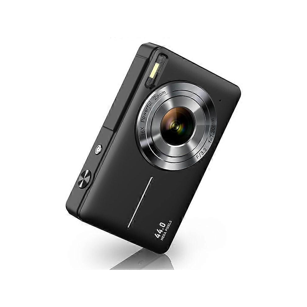 Schwarz Kinderdigitalkamera Dc403-Af 44Mp 1080P 16X Zoom 2,4-Zoll-Ips-Bildschirm