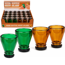 Shot Glasses 24 Bulk Party Shooter Beer Bottle Bar