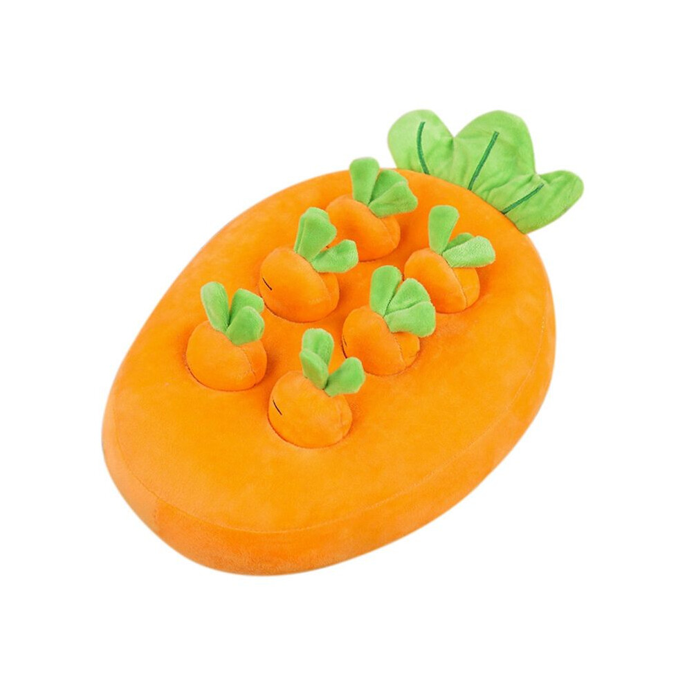 Carrot Plush Toy Cartoon Happy Fruit Park Pillow Carrot Doll 32X32cm 4711967988152