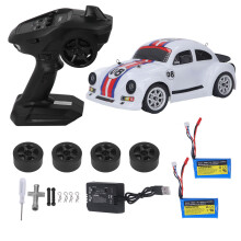 Voiture de drift télécommandée, véhicule RC 4x4 haute vitesse avec système de contrôle stable et composants de suspension en métal pour les