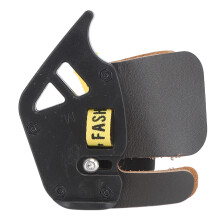 Doppeltes PU-Leder Bogenschießen Finger Tab, Recurve-Bogen-Schießschutz, Schwarz