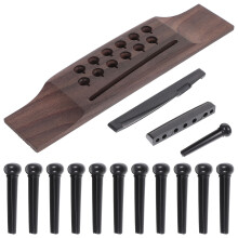 5Sets Gitarren Bridge- Und Sattel-Set Für Akustikgitarren Farben