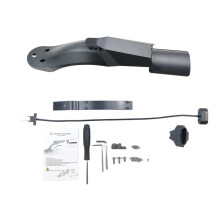 Guardabarros trasero para patinete eléctrico Ninebot Max G30 Accesorios con material ABS y PC Guardabarros impermeable Soporte de luz de freno