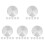 30Stk Aluminium Disc Adapter Silber Für Glasplatten Und Wohnmöbel 4