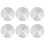 30Stk Aluminium Disc Adapter Silber Für Glasplatten Und Wohnmöbel 2