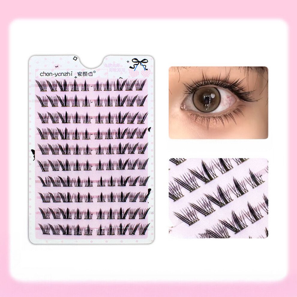 Dcph-Clothing Reusable C Curl False Eyelashes - Thin Band