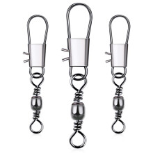 50PCS Fishing Snap Swivel, Strong for River Sea Fly Fishing