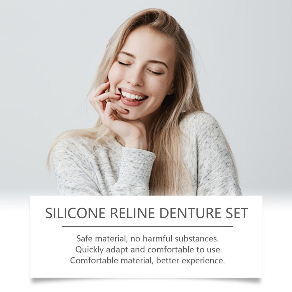 Denture Reline Kit - Silicone Teeth Veneers (50c)