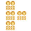 80Pcs Golden Iron Burner Stick Ash Catcher Insert Eid Ramadan 4