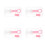 4Sets ABS Haustier-Medikamenten-Set Mit Einfachem Press-Design Rosa 10