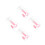 4Sets ABS Haustier-Medikamenten-Set Mit Einfachem Press-Design Rosa 7