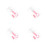 4Sets ABS Haustier-Medikamenten-Set Mit Einfachem Press-Design Rosa 6