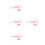 4Sets ABS Haustier-Medikamenten-Set Mit Einfachem Press-Design Rosa 8