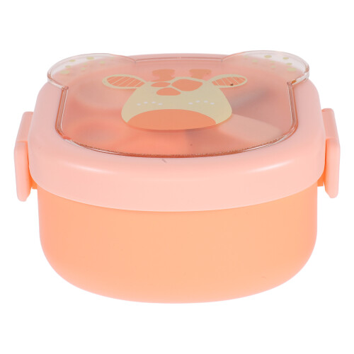 4Stk Babyteller Set Orange Mit Antirutsch Schüssel Futter