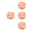 4Stk Babyteller Set Orange Mit Antirutsch Schüssel Futter 5