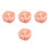 4Stk Babyteller Set Orange Mit Antirutsch Schüssel Futter 10