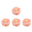 4Stk Babyteller Set Orange Mit Antirutsch Schüssel Futter 8