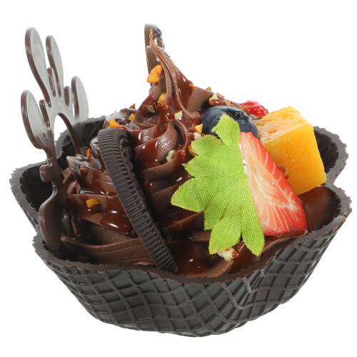 5Pièces Glaces Décoratives Simulées En PVC Multicolores Pour Table 2