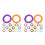 192Pcs Color Coded Silicone Key Caps Covers for Organizing House Keys 8