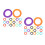 192Pcs Color Coded Silicone Key Caps Covers for Organizing House Keys 6