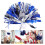 2Pcs Colorful Pe Pom Poms Events Durable Handheld 10